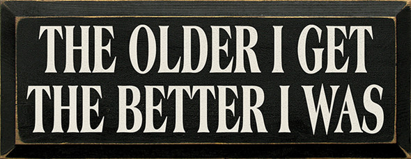 Shown in Old Black with Cream lettering