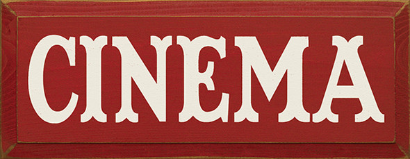 Shown in Old Red with Cream lettering