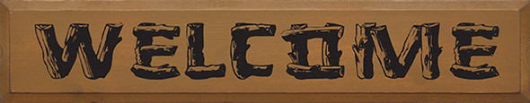 Shown in Old Toffee with Black lettering