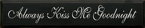 Shown in Old Black with Cream lettering