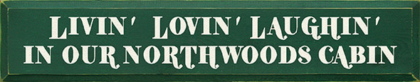 Shown in Old Green with Cream lettering
