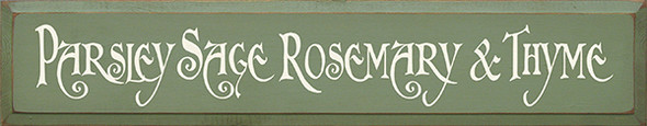Shown in Old Sage with Cream lettering