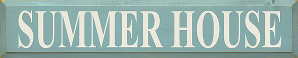 Shown in Old Sea Blue with Cream Lettering
