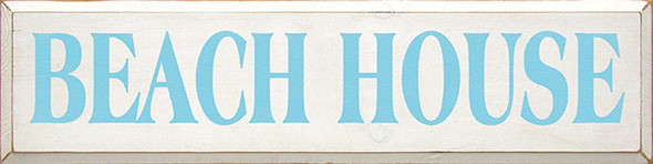 Shown in Old Cottage White with Light Blue lettering