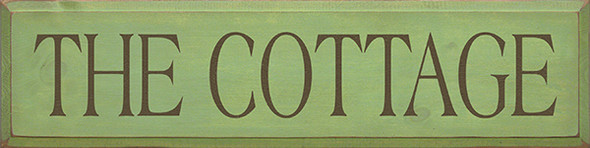Shown in Old Celery with Brown lettering