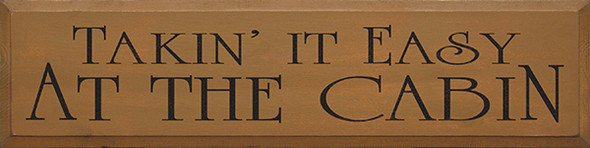 Shown in Old Toffee with Black lettering