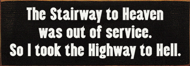 Shown in Old Black with Cottage White lettering