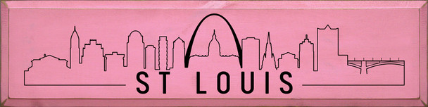 St. Louis Skyline |City Skyline Wood Signs | Sawdust City Wood Signs Wholesale