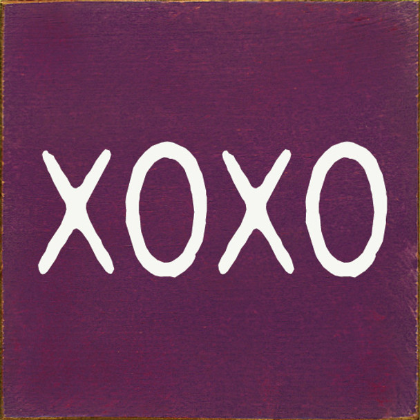 XOXO | Valentine Wood Signs | Sawdust City Wood Signs Wholesale