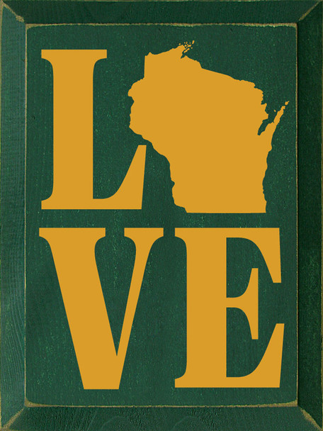 Love - Custom State| Wooden Love Signs | Sawdust City Wood Signs Wholesale