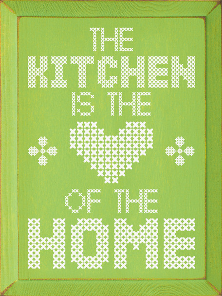 Wholesale Wood Sign: The Kitchen Is The Heart...