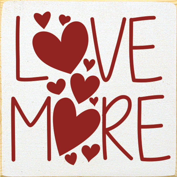 Wholesale Wood Sign - Love More