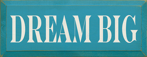 Shown in Old Turquoise with Cream lettering