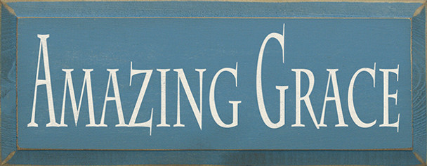 Shown in Old Williamsburg Blue with Cream lettering