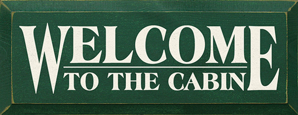 Shown in Old Green with Cream lettering