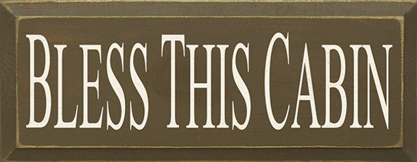 Shown in Old Brown with Cream lettering
