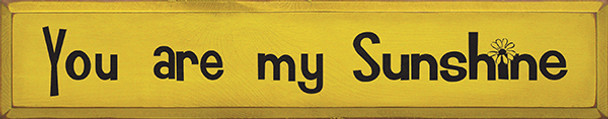 Shown in Old Yellow with Black lettering