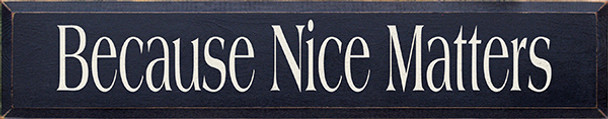 Shown in Old Blue with Cream lettering