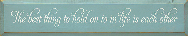 Shown in Old Sea Blue with Cream lettering