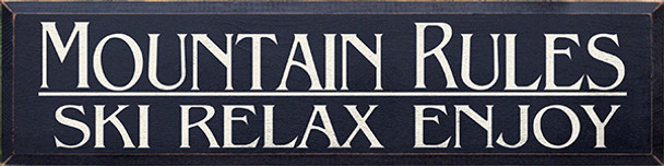 Shown in Old Blue with Cream lettering