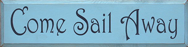 Shown in Old Light Blue with Black lettering