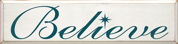 Shown in Old Cottage White with Peacock lettering