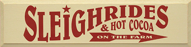 Shown in Old Cream with Red lettering