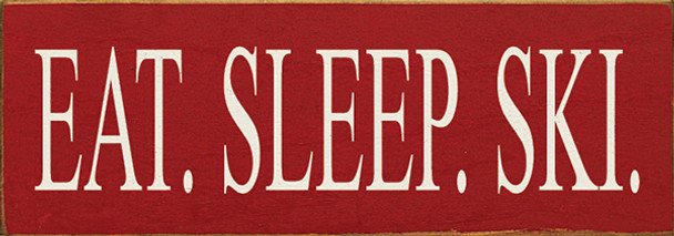 Shown in Old Red with Cream lettering