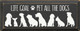 Life Goal Pet All The Dogs | Wood Signs With Dogs| Sawdust City Wood Signs Wholesale