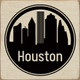 Houston Circle Skyline |City Skyline Wood Signs | Sawdust City Wood Signs Wholesale