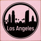 Los Angeles Circle Skyline |City Skyline Wood Signs | Sawdust City Wood Signs Wholesale