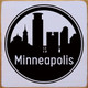 Minneapolis Circle Skyline |City Skyline Wood Signs | Sawdust City Wood Signs Wholesale