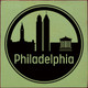 Philadelphia Circle Skyline