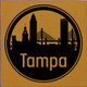 Tampa Circle Skyline |City Skyline Wood Signs | Sawdust City Wood Signs Wholesale