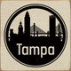 Tampa Circle Skyline |City Skyline Wood Signs | Sawdust City Wood Signs Wholesale