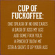 Cup Of Fuckoffee | Wooden Coffee Signs | Sawdust City Wood Signs Wholesale