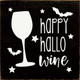 Happy Hallo Wine | Wooden Halloween Signs | Sawdust City Wood Signs Wholesale