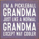 I'm A Pickleball Grandma. Just Like A Normal Grandma Except Way Cooler | Sporty Wood Signs | Sawdust City Wood Signs Wholesale