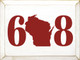 608 - WI Area Code | Wooden Wisconsin Signs | Sawdust City Wood Signs Wholesale