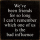 We've Been Friends For So Long I Can't Remember Which One... | Funny Wood Signs | Sawdust City Wood Signs Wholesale