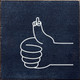 Thumbs Up Flipping the Bird (cartoon hand)