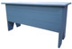 Rustic Pine Storage Bench Shown in Solid Williamsburg Blue