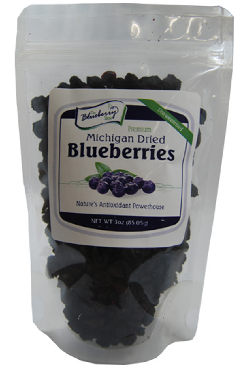 Unsweetened Dried Blueberries 3oz.