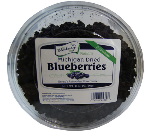 Dried Blueberries by Its Delish, 3 LBS Jumbo Container Bulk