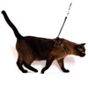 Bridle leather luxury escape proof cat harness