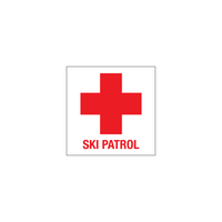 12" x 12" Ski Patrol Trail Sign Information Module
