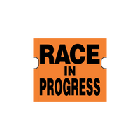 3' x 3' Race In Progress Banner