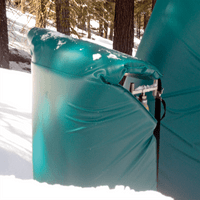 Green Snow Making Hydrant Pad - in use