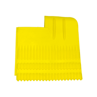 Heavy-Duty Polyurethane Triple Segment Grooming Comb. Left End Section.