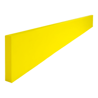 Clearance Polyurethane Plow Edge - 71" x 8" x 1.5"